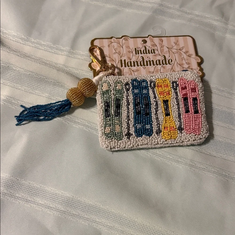 T.J.Maxx Handmade Beaded Mini Bag - Multicolor - Picture 1 of 2